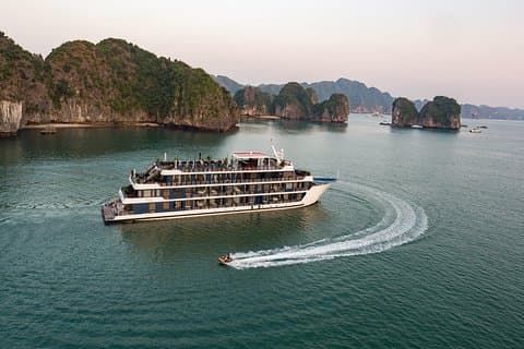 BEST SELLER Crucero nocturno en la bahía de Halong y la bahía de Lan Ha (2D1N)