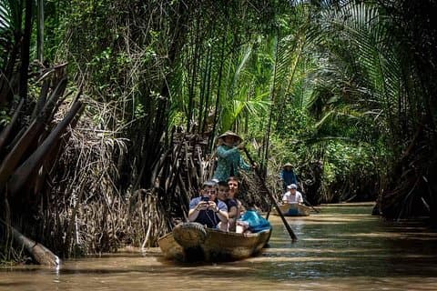 Ganztägige Cu-Chi-Tunnel und Mekong-Delta-Tour in kleiner Gruppe