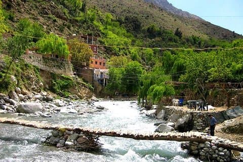 Atlas mountains & water falls/guided hike & Lunch