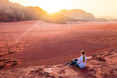 WadiRum & Petra Tour 02 dage / 01 nat Fra grænsen til Eilat