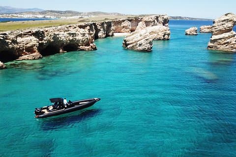 Crucero privado de Mykonos a Rhenia a través de Delos