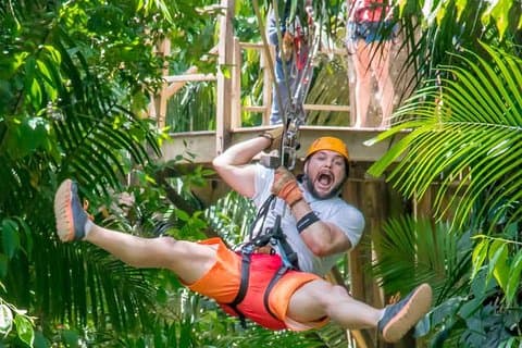 Altun Ha, Cave Tubing & Zipline fra Caye Caulker