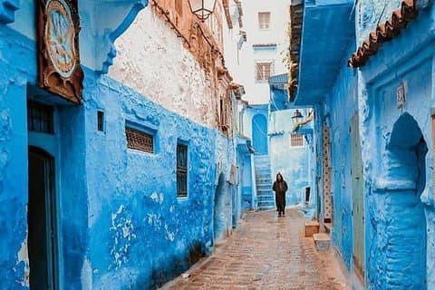 Have a Great Day in Chefchaouen(bleu city)