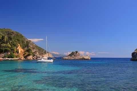 Private Full Day Trip from Santorini on a Catamaran