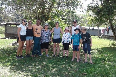 Fiji Local Village, Market, Temple & Garden of Sleeping Giant with Mud Pool Tour