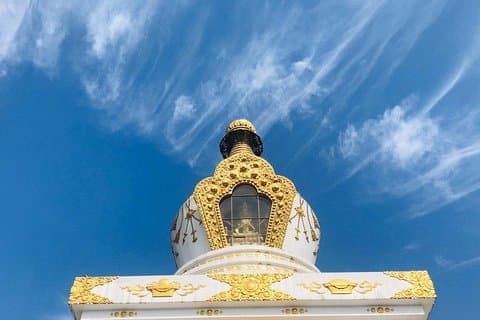 Jamchen Vijaya Stupa med kort vandring och sightseeing Budanilkantha