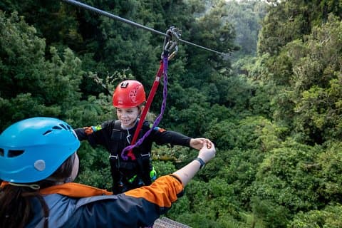 Den originale Canopy Zipline Experience Private Tour fra Auckland