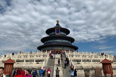 Tour notturno privato di Pechino: Temple of Heaven, Qianmen Street e Folk Art Show
