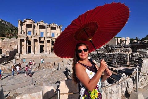 Van privato per il tour di Efeso dal porto di Kusadasi