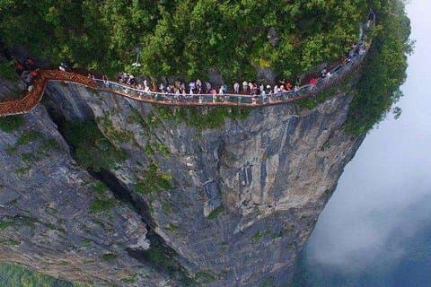 Zhangjiajie Day Tour - Tianmenshan, Glass plank road