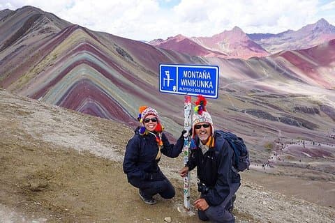 Rainbow Mountain Tour Volledige dag - Peru-wandeling - privédienst