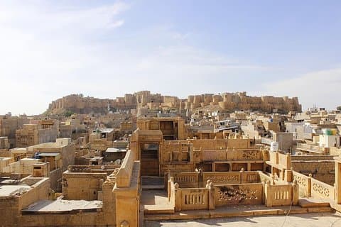 Højdepunkter i Jaisalmer (Guided Half Day City Sightseeing Tour i bil)