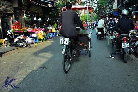 Privétour - Cyclo-tour door de oude wijk van Hanoi (2 uur)
