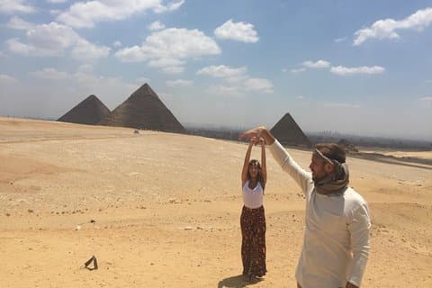 Dagstur til Pyramidene i Giza og Egyptisk museum