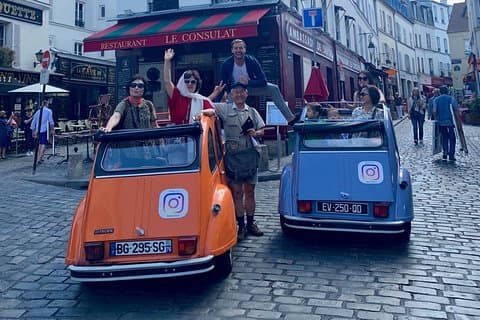 Vintage 2CV Adventure: 2-Hour Paris Highlights Tour