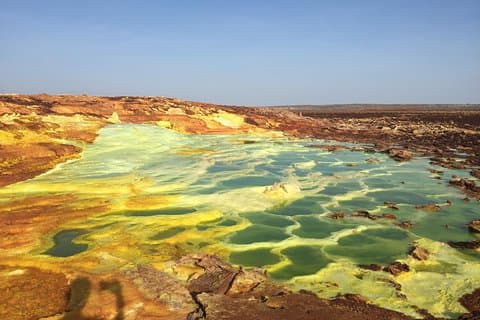 Depresión de Danakil e iglesias talladas en la roca de Lalibela
