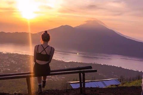 Trekking ao nascer do sol no Monte Batur e cachoeira escondida