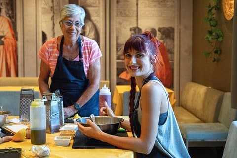 Griekse Atheneanse kookles en diner voor kleine groepen
