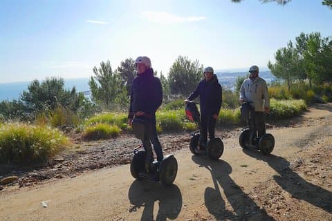 Live geführte Segway-Tour nach Montjuic