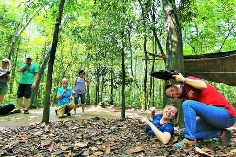 Excursion de luxe d'une demi-journée dans les tunnels de Cu Chi au départ de Sai Gon