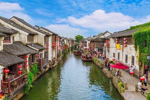 Suzhou og Tongli Water Town privat dagstur fra Shanghai