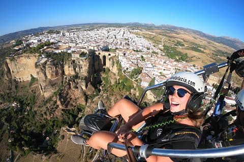 Paramotorflyging i Ronda