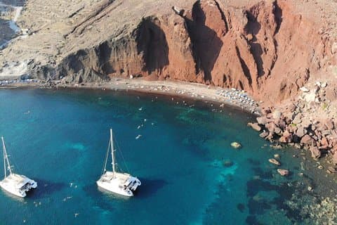 Transfert en hélicoptère de Santorin à Mykonos