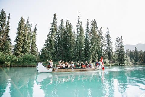 Banff National Park Big Canoe Tour