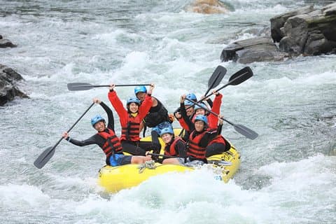 Local 9 o'clock set-up rafting half-day (3 hours)
