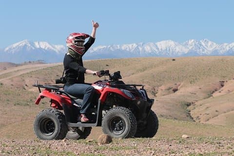 Agafay Desert Quad Biking from Marrakech through Takerkoust Lake