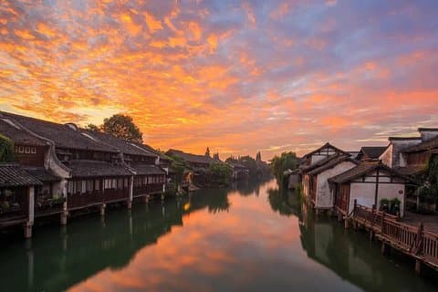 Endagsudflugt for at udforske Xizha i Wuzhen Ancient Water Town Hangzhou