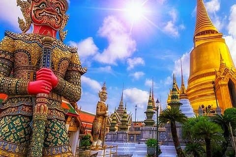 Visite du Grand Palais et du temple du Bouddha d'émeraude Bangkok