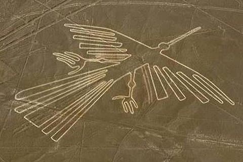 Overflyt av Nazca-linjer fra Nazca
