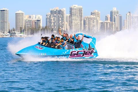Gold Coast V8 Jetboot Schnelle Fahrt