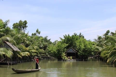 Mekong Delta Cai Rang Flydende marked 2 dage 1 nat afgang fra Sai Gon