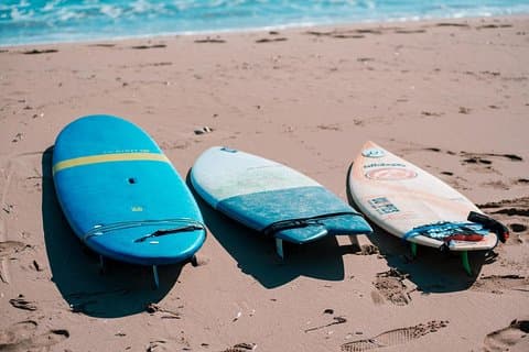 Uthyrning av surf- och sup-utrustning