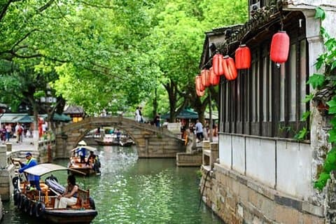 Tongli Water Town-selvguidet tur med privat transfer fra Shanghai