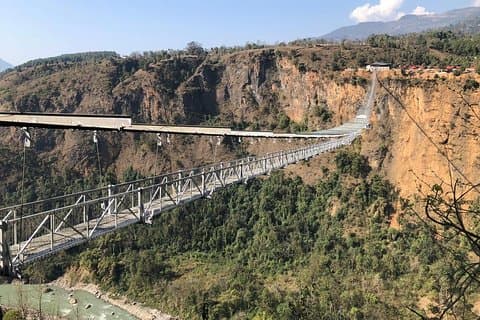 Excursion privée d'une journée à Kushma Bungee