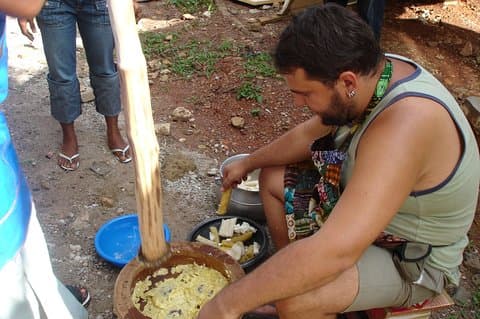 Excursão ao mercado central de Kumasi kejetia e aulas de culinária local tradicional