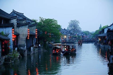 Xitang Water Town Self-Guided Tour fra Shanghai med privat overførsel