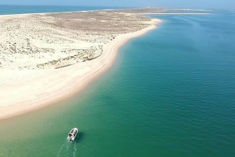 Faro - Ria Formosa Tour mit Besuch von 2 Inseln (Deserta, Farol) 3,5 Stunden