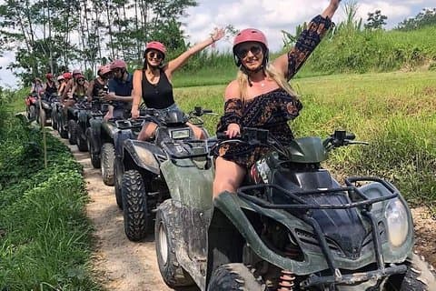 Full Day Bali Tour with ATV Quad Bike and Lunch and Pickup