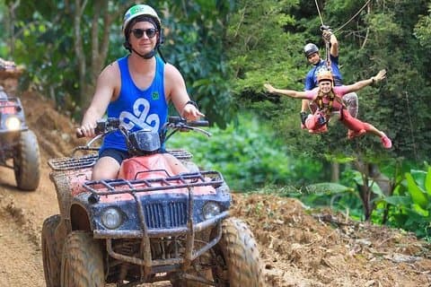 Phuket ATV Bike con Ziplines Adventure Tours