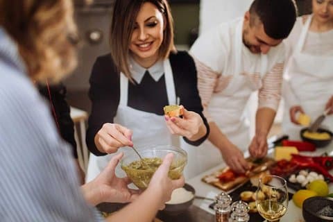Aula de culinária privada