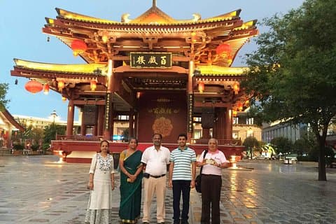 Visite en soirée de Xian de Tang Paradise