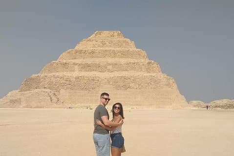 Privat dagstur til egyptiske pyramider i Giza, Saqqara og Dahshur
