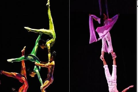 4-timers akrobatisk show og kveldstur The Bund i Shanghai