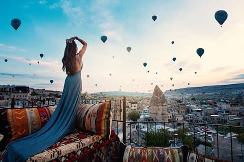 Betagende Hot Air Balloon Ride og det bedste af Cappadocia Tour-pakken