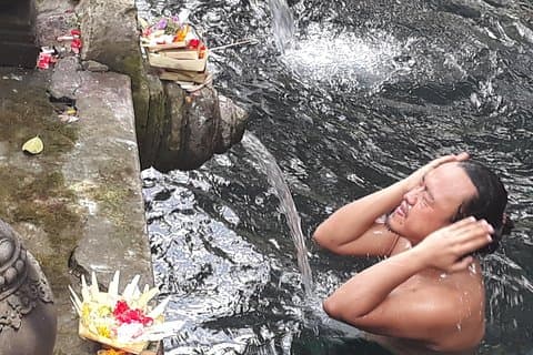 Ubud Water Temple Waterfall Terrace Swing Tour guidato privato