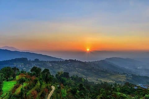 Escursione di un giorno al tempio di Nagarkot Changu Narayan